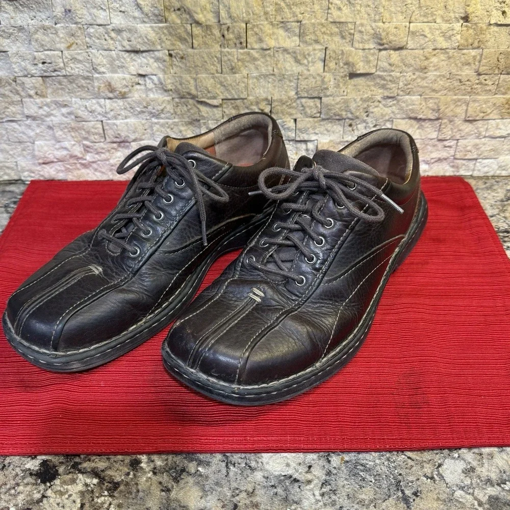 Clarks‎ Nebulae- Mens Brown Lace Up Oxford 75052 Size 10W Preowned Nice!!